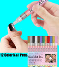 Nail Art Pens Set of 12 Colors